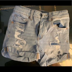 Light blue Aeropostale jean shorts